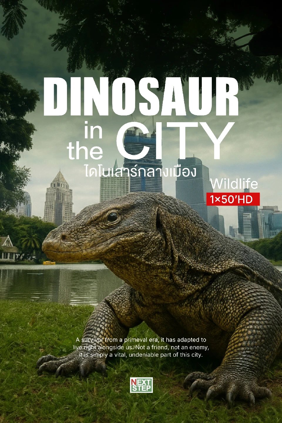 Poster for the Wild Echoes documentary Dinosaur in the City