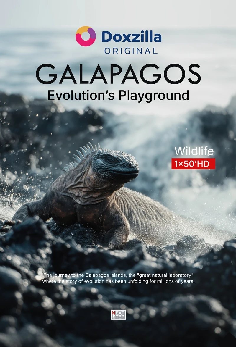 Poster for the Wild Echoes documentary Galapagos, Evolution's Playground